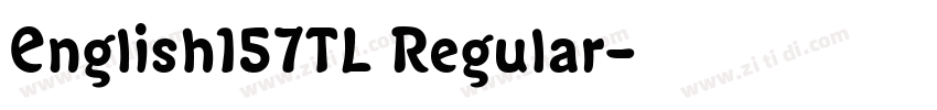 English157TL Regular字体转换